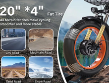 Load image into Gallery viewer, Kugoo Adults Electric Trike 48V 15Ah 750W