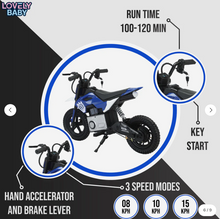 Load image into Gallery viewer, VLR Kids Electric Dirt Bike-SM09 Age 5-9