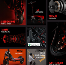Load image into Gallery viewer, Ninebot ZT3 Pro Electric Scooter 40kmh Top Speed