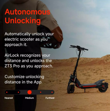 Load image into Gallery viewer, Ninebot ZT3 Pro Electric Scooter 40kmh Top Speed