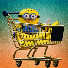 Load image into Gallery viewer, Electric Bike with Minions Eyes city Rider 48V 20Ah 500W