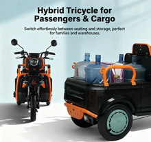 Load image into Gallery viewer, Kugoo T3 Electric Trike Hybrid Passenger & Cargo city use