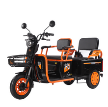 Load image into Gallery viewer, Kugoo T3 Electric Trike Hybrid Passenger & Cargo city use
