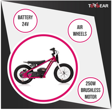 Load image into Gallery viewer, Top Gear TG75 Dirt Rocket electric-powered dirt bike with authentic motocross geometry For kids 6-12 Years