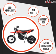 Load image into Gallery viewer, TG 580 Top Gear 36V Electric Dirt Bike for Kids – 500W Motor, Age 5-12 years