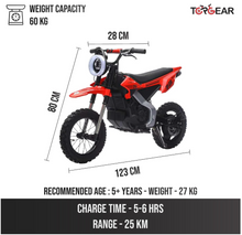 Load image into Gallery viewer, TG 580 Top Gear 36V Electric Dirt Bike for Kids – 500W Motor, Age 5-12 years