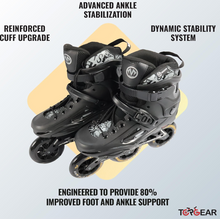 Load image into Gallery viewer, Top Gear Kids and Adult 3-Wheels in Line Roller Skate TG 9005 –Size 38-45 EU