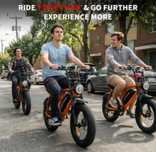 Load image into Gallery viewer, V8 Mini Harley Electric Bike 48V 15.6Ah 750W Motor