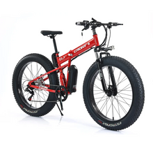 Load image into Gallery viewer, Fat Tire Harley Electric Bike for Rough Tough Sandy Terrain 36V 12Ah 350W