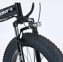 Load image into Gallery viewer, Fat Tire Harley Electric Bike for Rough Tough Sandy Terrain 36V 12Ah 350W