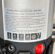 Load image into Gallery viewer, Fat Tire Harley Electric Bike for Rough Tough Sandy Terrain 36V 12Ah 350W