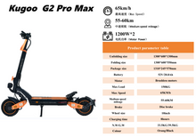 Load image into Gallery viewer, 2025 NEW Kugoo G2 Pro Max 1200W*2 Off-Road Electric Scooter
