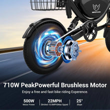 Load image into Gallery viewer, Wind Horse W3 Folding Electric Bike - E-Scooter UAE Hub