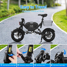 Load image into Gallery viewer, Wind Horse W3 Folding Electric Bike - E-Scooter UAE Hub