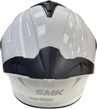 Load image into Gallery viewer, Full Face Motorcycle Helmet, White and Black, DOT Approved
