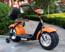 Load image into Gallery viewer, Kids Harley E scooter With Auxillary wheels Age 2-6 Years