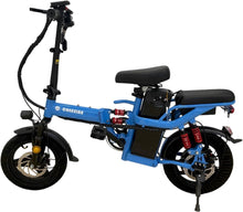 Load image into Gallery viewer, A9 Adult Mini Electric Bicycle 48V 12Ah 400W