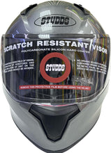 Load image into Gallery viewer, Full Face Bike Helmet, Grey Metallic, Clear Visor, DOT Approved