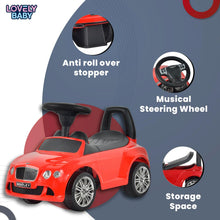 Load image into Gallery viewer, Cute Baby Bentley Continental GT Speed Push Car Age 2-4