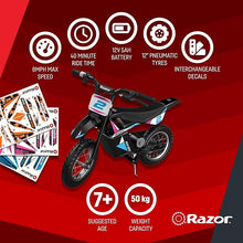 Load image into Gallery viewer, Razor D.Rocket Mx125 Electric Dirt Bike Age 7+ - E-Scooter UAE Hub