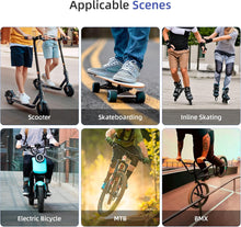 Load image into Gallery viewer, Smart Bicycle Helmet with Front Rear LED Light Detachable Visor and Lining for Adults Unisex