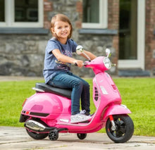Load image into Gallery viewer, Kids Vespa Stylish Electric Bike - kids Toy Gift