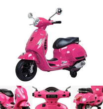 Load image into Gallery viewer, Kids Vespa Stylish Electric Bike - kids Toy Gift