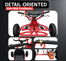 Load image into Gallery viewer, Gas Powered 63CC Gokart Age 7+