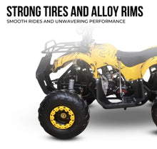 Load image into Gallery viewer, ATV Quad Off road 125CC Gas powered Automatic with Reverse Mode Warrior Bike - Age 8-14