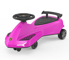 Load image into Gallery viewer, Kids Lamborghini Swing Car Ride on Age 3-5 Girls