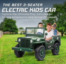 Load image into Gallery viewer, Kids Electric Mini Jeep with 03 Seats