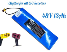 Load image into Gallery viewer, E10 Electric Scooter Battery 48V 13Ah-Replacement part