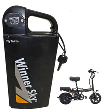 Load image into Gallery viewer, K11 Electric Bike Replaceable Battery 48V 12Ah with Lockable key