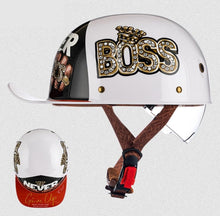 Load image into Gallery viewer, Retro Style Baseball Cap Half Helmet