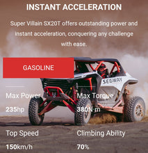 Load image into Gallery viewer, Segway Super Villain SX20T UTV- 2025 Model