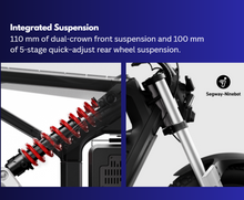 Load image into Gallery viewer, Ninebot Segway Xyber Electric Bike (single Battery version)