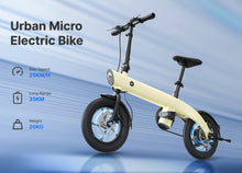 Load image into Gallery viewer, H2 Folding Electric Bike 14-Inch 250W Motor 36V Detachable Battery 25kmh - E-Scooter UAE Hub