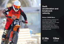 Load image into Gallery viewer, CAOFEN FX OFF ROAD DIRT BIKE 72V 60Ah All Terrain 180km Range 100kmh speed 12000W power - E-Scooter UAE Hub