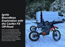 Load image into Gallery viewer, CAOFEN FX OFF ROAD DIRT BIKE 72V 60Ah All Terrain 180km Range 100kmh speed 12000W power - E-Scooter UAE Hub