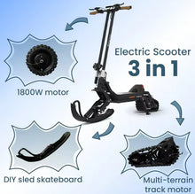 Load image into Gallery viewer, Kachbe Electric Scooter 3 IN 1 E scooter Skiboard snowmobile 48V 1500W - E-Scooter UAE Hub