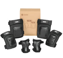 Load image into Gallery viewer, Segway Ninebot Protective Gear Set for Youth/Adult Knee Elbow Wrist Guards for Scooters Skateboarding Cycling Black
