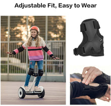 Load image into Gallery viewer, Segway Ninebot Protective Gear Set for Youth/Adult Knee Elbow Wrist Guards for Scooters Skateboarding Cycling Black