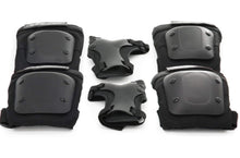 Load image into Gallery viewer, Segway Ninebot Protective Gear Set for Youth/Adult Knee Elbow Wrist Guards for Scooters Skateboarding Cycling Black