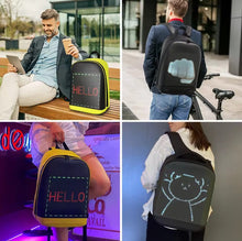 Load image into Gallery viewer, LED BackPack Eye Catching Bike Riders Walking office camping cycling travelling with App Programable screen