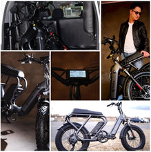 Load image into Gallery viewer, Aimos Folding Electric Dirt Bike Hybrid Fat Bike Fast EBike  36V 13Ah 350W AMS-TDE-07N