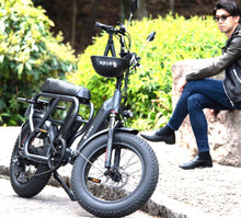 Load image into Gallery viewer, Aimos Folding Electric Dirt Bike Hybrid Fat Bike Fast EBike  36V 13Ah 350W AMS-TDE-07N