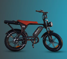 Load image into Gallery viewer, OUXI V8  Fat Tire Electric Bike 48V 15Ah 1000W with Removable Battery moped model 2025 NEW