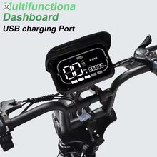 Load image into Gallery viewer, OUXI V8  Fat Tire Electric Bike 48V 15Ah 1000W with Removable Battery moped model 2025 NEW
