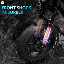 Load image into Gallery viewer, OUXI V8  Fat Tire Electric Bike 48V 15Ah 1000W with Removable Battery moped model 2025 NEW