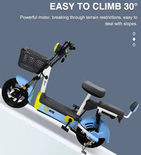 Load image into Gallery viewer, Adults mini E-Bike With 02 seats front Basket